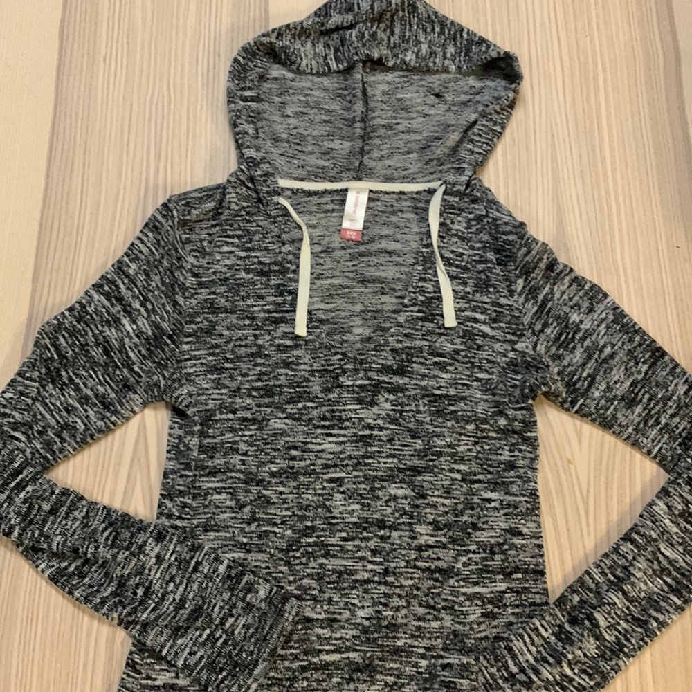 No Boundaries Knitted Hoodie Womens Small